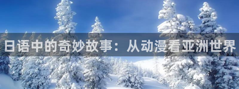 178动漫网：日语中的奇妙故事：从动漫看亚洲世界